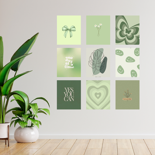 Evergreen Essence- Wall Collage