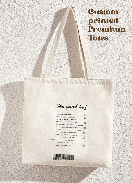 Premium Printed Tote Bags - Ingrained Prints
