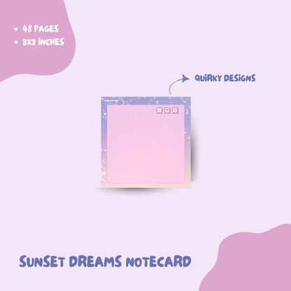 Sunset Dreams Notecard