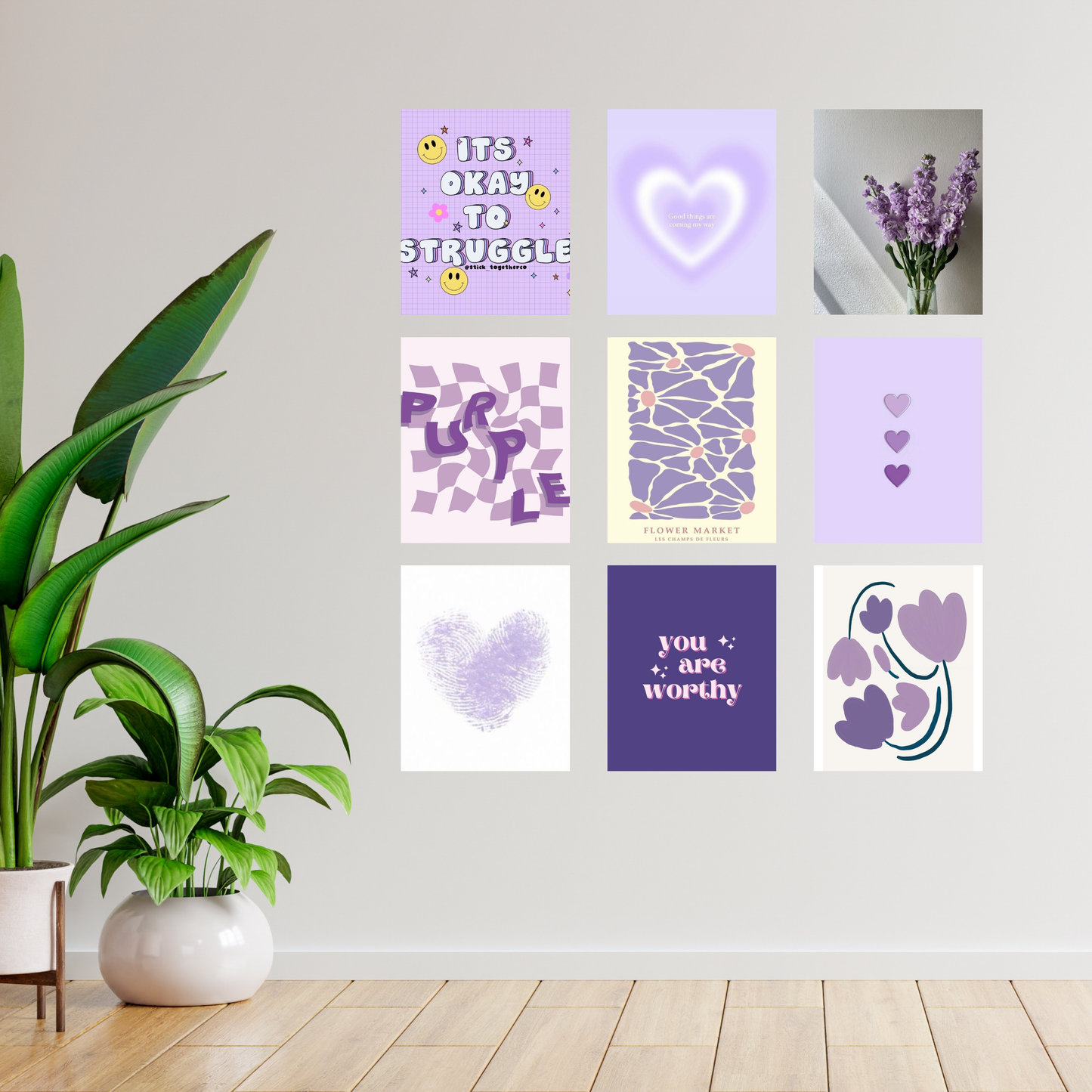 Lavender Soul- Wall Collage