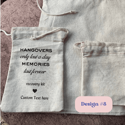 Hangover Kit Pouches - Ingrained Prints