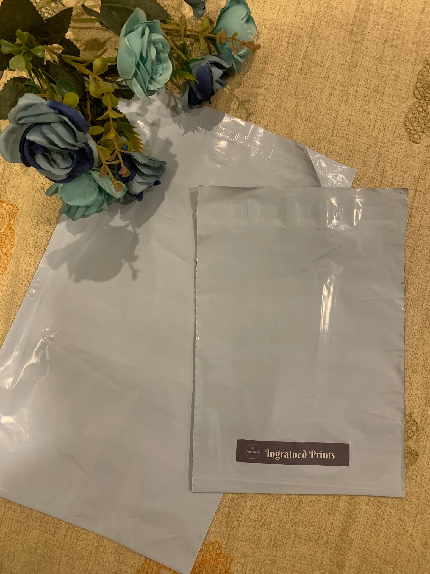 Plain Courier Bags - Ingrained Prints