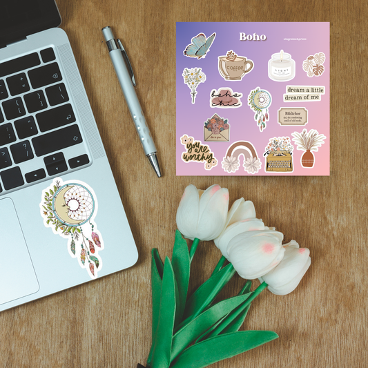 Boho Sticker Sheet