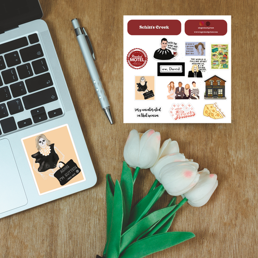 Schitt's Creek Sticker Sheet