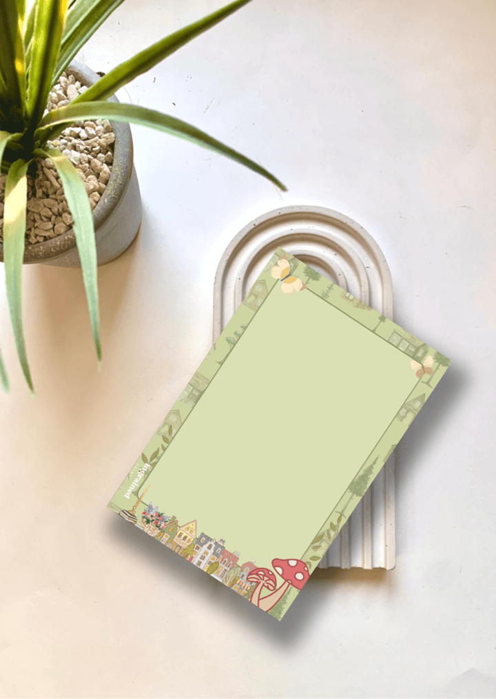 Cottage Dreams Notepad - Ingrained Prints