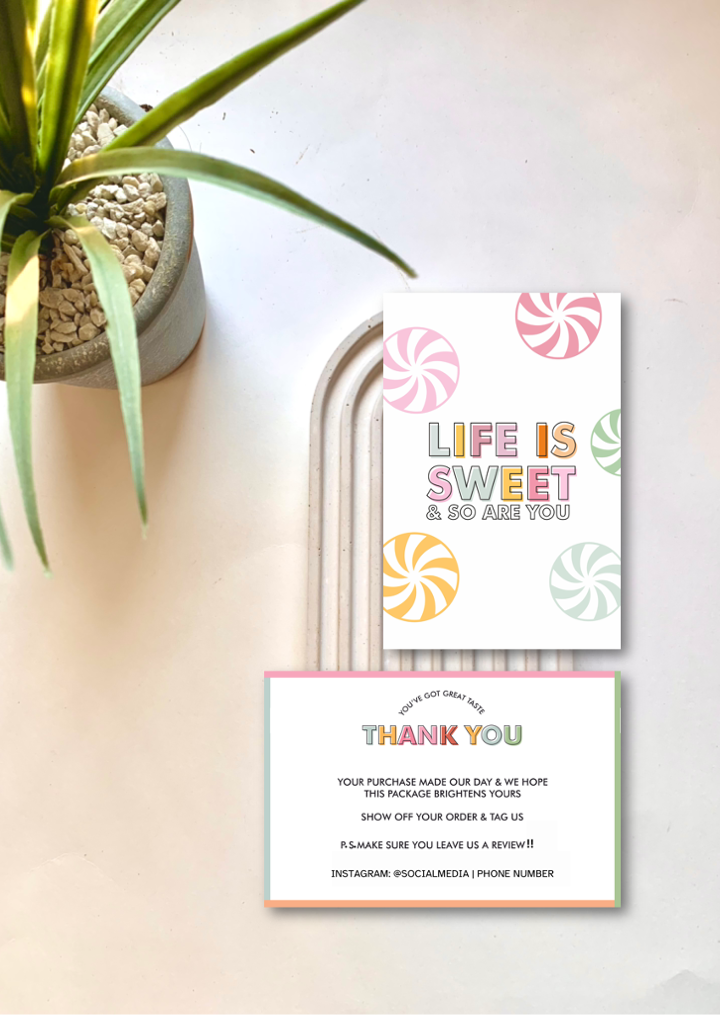 Thankyou Card Design #37