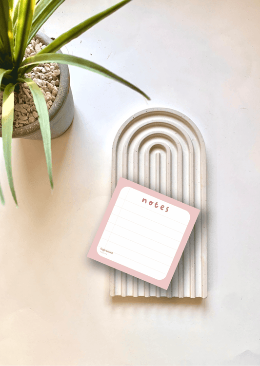 Pink Petals Notecard - Ingrained Prints