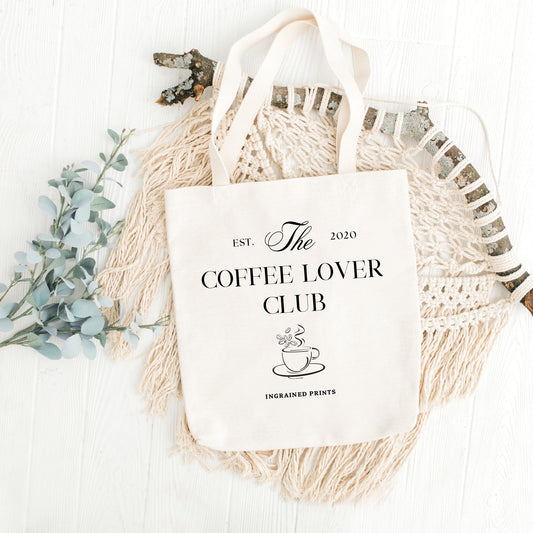 Coffee Lover Club-Tote Bag