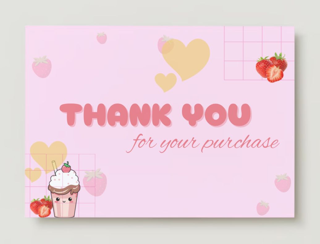 Thankyou Card Design #21