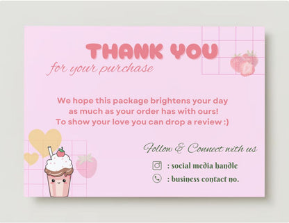 Thankyou Card Design #21